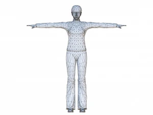 Woman 9 With 52 Animations 32 Morphs 3D Model