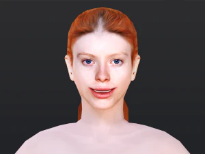 Woman 10 With 52 Animations 32 Morphs 3D Model