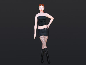 Woman 10 With 52 Animations 32 Morphs 3Dモデル