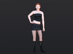 Woman 10 With 52 Animations 32 Morphs 3Dモデル