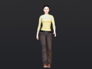 Woman 6 To 10 With 52 Animations 32 Morphs Modelo 3D
