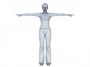 Woman 6 To 10 With 52 Animations 32 Morphs Modelo 3D
