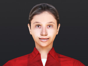 Woman 11 With 52 Animations 32 Morphs 3D Model