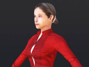 Woman 11 With 52 Animations 32 Morphs 3D Model