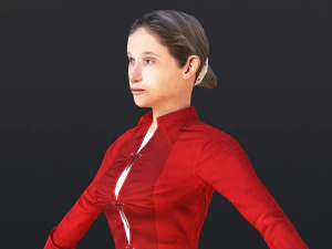 Woman 11 With 52 Animations 32 Morphs 3D Model