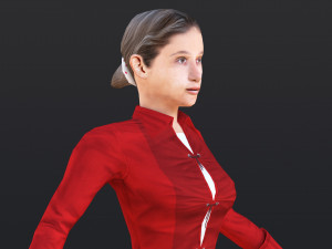 Woman 11 With 52 Animations 32 Morphs 3D Model