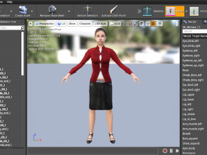Woman 11 With 52 Animations 32 Morphs 3D Model