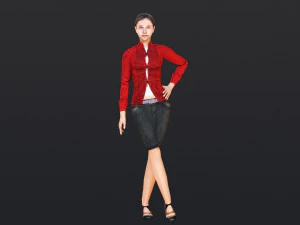 Woman 11 With 52 Animations 32 Morphs 3D Model