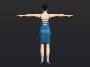 Woman 12 With 52 Animations 32 Morphs Modelo 3D