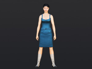 Woman 12 With 52 Animations 32 Morphs Modelo 3D