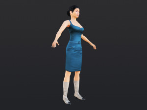 Woman 12 With 52 Animations 32 Morphs Modelo 3D