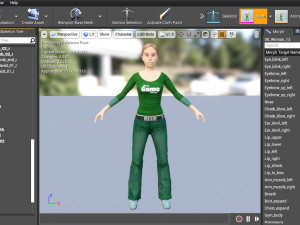 Woman 13 With 52 Animations 32 Morphs 3D Model