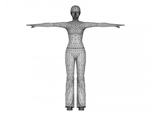 Woman 13 With 52 Animations 32 Morphs 3D Model