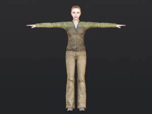Woman 14 With 52 Animations 32 Morphs 3D Model