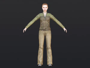 Woman 14 With 52 Animations 32 Morphs 3D Model