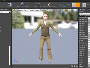 Woman 14 With 52 Animations 32 Morphs 3D Модель