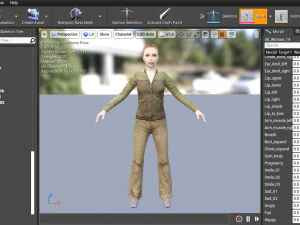 Woman 14 With 52 Animations 32 Morphs 3D Model