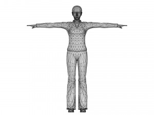 Woman 14 With 52 Animations 32 Morphs 3D Модель