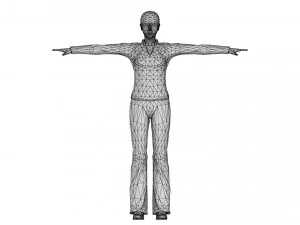 Woman 14 With 52 Animations 32 Morphs 3D Model
