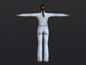 Woman 15 With 52 Animations 32 Morphs 3D 모델