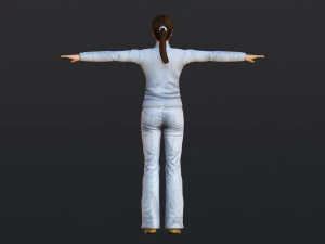 Woman 15 With 52 Animations 32 Morphs 3D Model