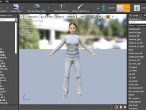 Woman 15 With 52 Animations 32 Morphs 3D 모델