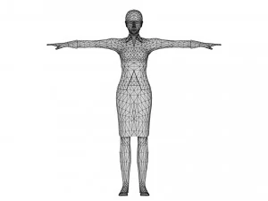 Woman 16 With 52 Animations 32 Morphs 3D Model