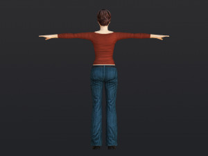 Woman 17 With 52 Animations 32 Morphs Modelo 3D