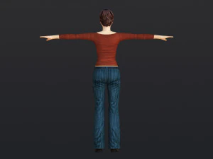 Woman 17 With 52 Animations 32 Morphs 3D Model