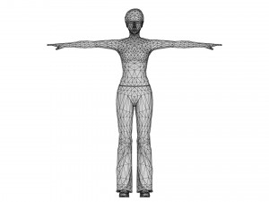 Woman 17 With 52 Animations 32 Morphs Modelo 3D