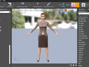 Woman 19 With 52 Animations 32 Morphs 3D Model
