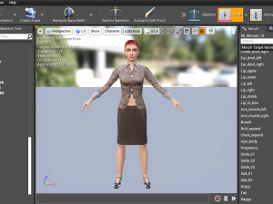 Woman 19 With 52 Animations 32 Morphs 3D Model