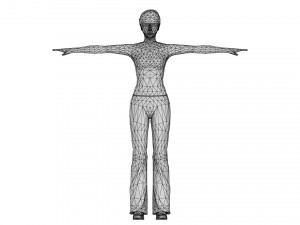 Woman 20 With 52 Animations 32 Morphs 3D Model
