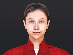 Woman 11 To 15 With 52 Animations 32 Morphs 3D Model