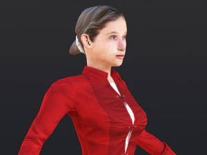 Woman 11 To 15 With 52 Animations 32 Morphs 3D Model