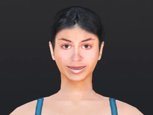 Woman 11 To 15 With 52 Animations 32 Morphs 3D Model