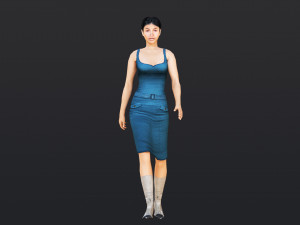 Woman 11 To 15 With 52 Animations 32 Morphs Model 3D