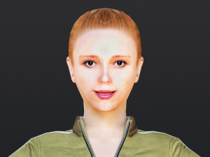 Woman 11 To 15 With 52 Animations 32 Morphs Model 3D
