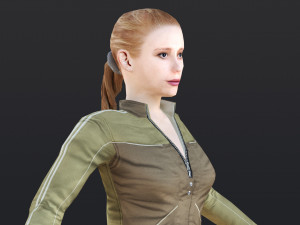Woman 11 To 15 With 52 Animations 32 Morphs Model 3D