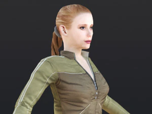 Woman 11 To 15 With 52 Animations 32 Morphs 3D Model