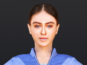 Woman 16 To 20 With 52 Animations 32 Morphs 3D Модель