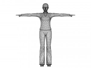 Woman 16 To 20 With 52 Animations 32 Morphs 3D Модель