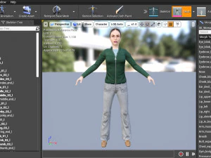 Woman 21 With 52 Animations 32 Morphs 3D Model