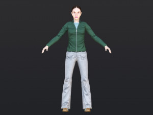 Woman 21 With 52 Animations 32 Morphs Modelo 3D