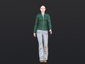 Woman 21 With 52 Animations 32 Morphs Modelo 3D
