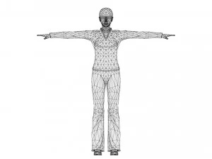 Woman 21 With 52 Animations 32 Morphs 3D Model