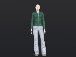 Woman 21 With 52 Animations 32 Morphs Modelo 3D