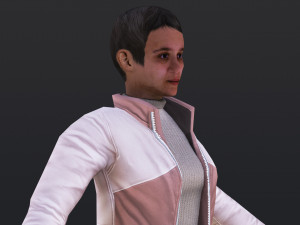 Woman 23 With 52 Animations 32 Morphs 3Dモデル
