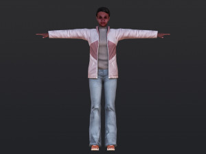 Woman 23 With 52 Animations 32 Morphs 3Dモデル