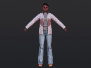 Woman 23 With 52 Animations 32 Morphs 3D Model